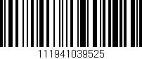 Código de barras (EAN, GTIN, SKU, ISBN): '111941039525'