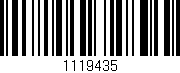 Código de barras (EAN, GTIN, SKU, ISBN): '1119435'