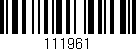 Código de barras (EAN, GTIN, SKU, ISBN): '111961'