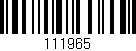 Código de barras (EAN, GTIN, SKU, ISBN): '111965'