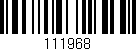 Código de barras (EAN, GTIN, SKU, ISBN): '111968'