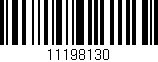 Código de barras (EAN, GTIN, SKU, ISBN): '11198130'