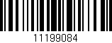 Código de barras (EAN, GTIN, SKU, ISBN): '11199084'