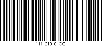 Código de barras (EAN, GTIN, SKU, ISBN): '111_210_0_GG'