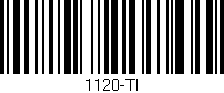 Código de barras (EAN, GTIN, SKU, ISBN): '1120-TI'