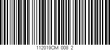 Código de barras (EAN, GTIN, SKU, ISBN): '112019CM_008_2'