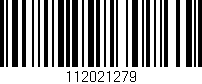 Código de barras (EAN, GTIN, SKU, ISBN): '112021279'