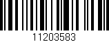 Código de barras (EAN, GTIN, SKU, ISBN): '11203583'
