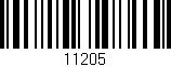Código de barras (EAN, GTIN, SKU, ISBN): '11205'