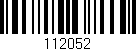 Código de barras (EAN, GTIN, SKU, ISBN): '112052'