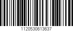 Código de barras (EAN, GTIN, SKU, ISBN): '1120530613637'