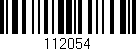 Código de barras (EAN, GTIN, SKU, ISBN): '112054'