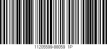 Código de barras (EAN, GTIN, SKU, ISBN): '11205599-88059_1P'