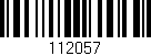 Código de barras (EAN, GTIN, SKU, ISBN): '112057'