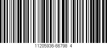 Código de barras (EAN, GTIN, SKU, ISBN): '11205936-66798_4'