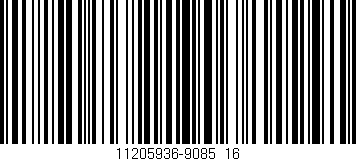 Código de barras (EAN, GTIN, SKU, ISBN): '11205936-9085_16'