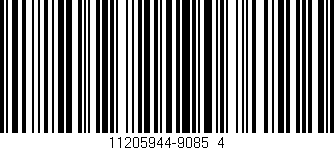 Código de barras (EAN, GTIN, SKU, ISBN): '11205944-9085_4'