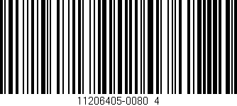 Código de barras (EAN, GTIN, SKU, ISBN): '11206405-0080_4'