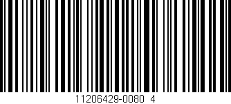 Código de barras (EAN, GTIN, SKU, ISBN): '11206429-0080_4'