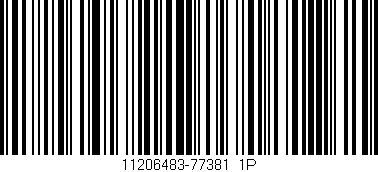 Código de barras (EAN, GTIN, SKU, ISBN): '11206483-77381_1P'