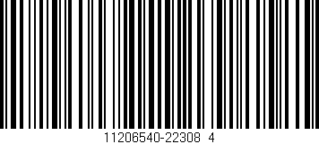 Código de barras (EAN, GTIN, SKU, ISBN): '11206540-22308_4'