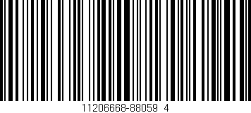 Código de barras (EAN, GTIN, SKU, ISBN): '11206668-88059_4'