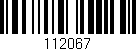 Código de barras (EAN, GTIN, SKU, ISBN): '112067'