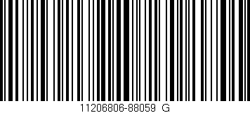 Código de barras (EAN, GTIN, SKU, ISBN): '11206806-88059_G'