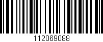Código de barras (EAN, GTIN, SKU, ISBN): '112069088'