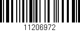 Código de barras (EAN, GTIN, SKU, ISBN): '11206972'