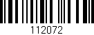 Código de barras (EAN, GTIN, SKU, ISBN): '112072'