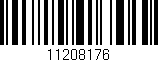 Código de barras (EAN, GTIN, SKU, ISBN): '11208176'