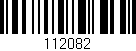 Código de barras (EAN, GTIN, SKU, ISBN): '112082'