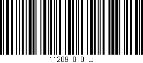 Código de barras (EAN, GTIN, SKU, ISBN): '11209_0_0_U'