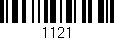 Código de barras (EAN, GTIN, SKU, ISBN): '1121'