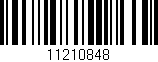 Código de barras (EAN, GTIN, SKU, ISBN): '11210848'