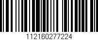 Código de barras (EAN, GTIN, SKU, ISBN): '112160277224'