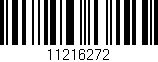Código de barras (EAN, GTIN, SKU, ISBN): '11216272'