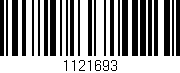 Código de barras (EAN, GTIN, SKU, ISBN): '1121693'
