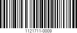 Código de barras (EAN, GTIN, SKU, ISBN): '1121711-0009'