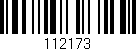 Código de barras (EAN, GTIN, SKU, ISBN): '112173'