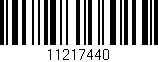 Código de barras (EAN, GTIN, SKU, ISBN): '11217440'