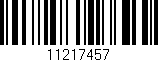 Código de barras (EAN, GTIN, SKU, ISBN): '11217457'