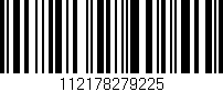 Código de barras (EAN, GTIN, SKU, ISBN): '112178279225'
