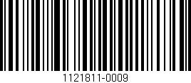 Código de barras (EAN, GTIN, SKU, ISBN): '1121811-0009'