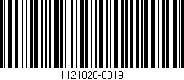 Código de barras (EAN, GTIN, SKU, ISBN): '1121820-0019'
