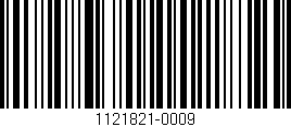 Código de barras (EAN, GTIN, SKU, ISBN): '1121821-0009'