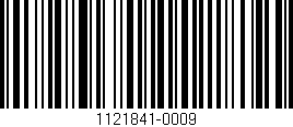 Código de barras (EAN, GTIN, SKU, ISBN): '1121841-0009'