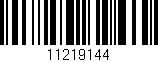 Código de barras (EAN, GTIN, SKU, ISBN): '11219144'