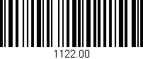 Código de barras (EAN, GTIN, SKU, ISBN): '1122.00'